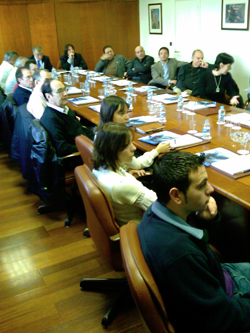 asistentes a la sesión